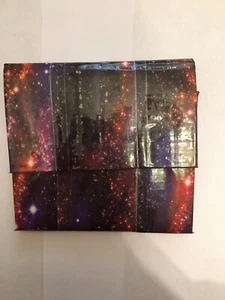 Handmade Duct Tape Accordion Wallet Galaxy Pattern - Picture 1 of 4