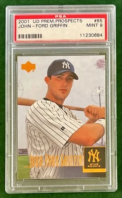 2001 UPPER DECK PREMIUM PROSPECTS JOHN-FORD GRIFFIN #85 PSA 9 - Image 1 of 2