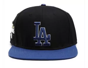 LOS ANGELES DODGERS WORLD SERIES CHAMPIONS SNAPBACK HAT Pro Standard Black - Picture 1 of 6