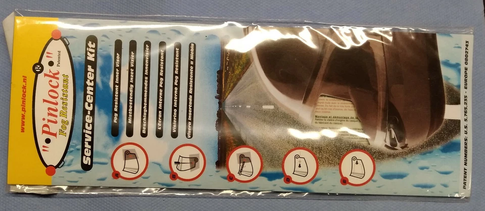 Antibeschlag Scheibe Pinlock DKS 004 klar mit Pin für Arai L