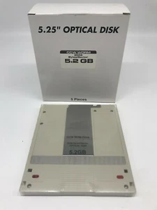 NEW 5 Pack Sealed VBR CCW Worm 93252 5.2GB 5.25" OPTICAL DISK - Afbeelding 1 van 2