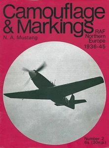 CAMOUFLAGE & MARKINGS 2 WW2 RAF NORTH AMERICAN MUSTANG ROUNDELS SCALE VIEWS - Picture 1 of 4
