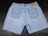 Vtg 90s Levi's Women's High Waist Light Cut Off Denim Blue Jean Mom Shorts 16