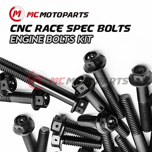 Black CNC Clutch Engine Cover Bolt Set For Honda CBR1000RR 2015-2019 18 - Bild 1 von 7