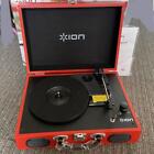 Ion Red Portable Record Player Suitcaseouter Box Instructions Included