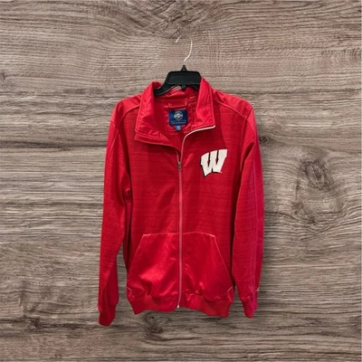 Sudadera Wisconsin Badgers GIII Carl Banks Cremallera Completa Talla Pequeña Nunca Usada Foto 1 de 4