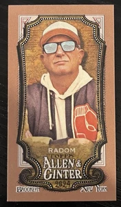 2024 Topps Allen & Ginter Todd Radom #238 Mini Gold Border Logo Graphic Designer - Picture 1 of 2