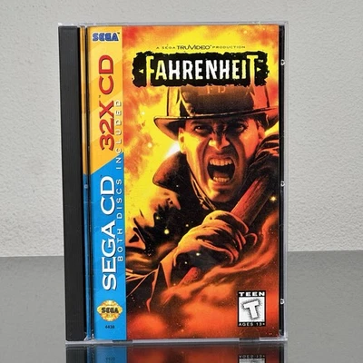 1995 Sega CD Fahrenheit CIB Complete with Registration Card - Image 1 of 4