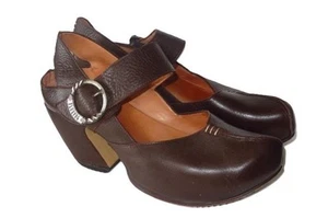 JOHN FLUEVOG Marrón PREPARAR LÍDER Plataforma Mary Jane Tacones Zapatos 10.5 - Imagen 1 de 6