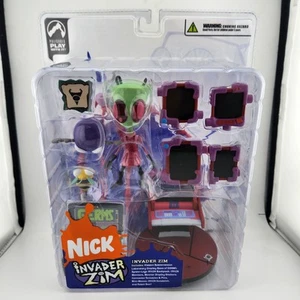 Nickelodeon Palisades Play Invader Zim "Zim" Figure (2004) - NEW - Picture 1 of 11