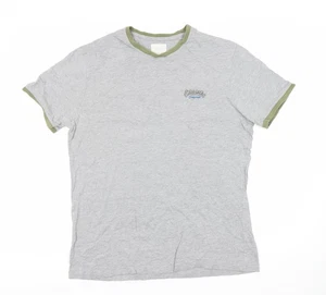 Saltrock Men's Grey Short Sleeve T-Shirt with Logo - Picture 1 of 12