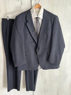 Oscar De La Renta 2 Piezas Lana Glen Cuadros Abrigo Deportivo Traje Chaqueta 46R Pantalones 38x30 Foto 1 de 4