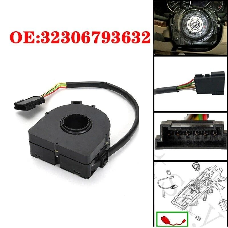Fits For BMW E46 E39 E53 X5 E38 Z3 E83 Mini Cooper New Steering Angle Sensor - Image 1 of 4