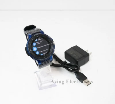 Умные уличные GPS-часы Casio PRO TREK WSD-F30 синие - Изображение 1 из 4