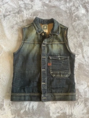 G-Star Raw Women’s L Denim Vest.  Biker Summer, Spring - Image 1 of 4