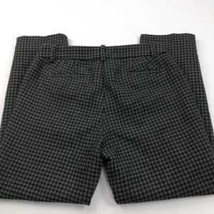 J. Crew 2 (Fit 30W 25.5L) Mid Rise Straight Pant Skimmer Style 02657 Houndstooth - Picture 1 of 10