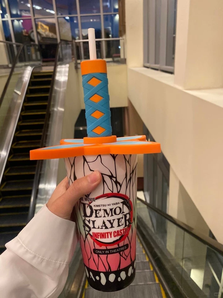 Demon Slayer: Infinity Castle AMC Exclusive Shinobu Cup W Sword Topper & Straw - Image 1 of 4