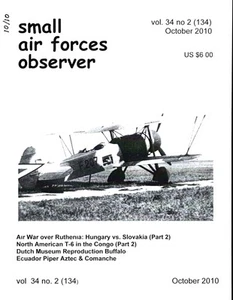 SMALL AIR FORCES OBSERVER 134 T-6 IN THE CONGO_DUTCH BREWSTER BUFFALO WW2 NEI ML - Picture 1 of 1