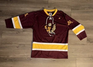 Colosseum Minnesota Golden Gophers Embroidered Hockey Jersey Mens L Large Maroon - Picture 1 of 16