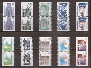 Bund C/D Sehenswürdigkeiten SWK postfrisch ** Paare und ZDR einzeln auswählbar - Bild 1 von 22