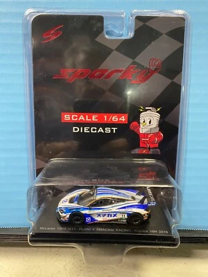1/64 SPARKY McLAREN 7203 GT3 #11 PLANEX SMACAM RACING SUZUKA 10H 2019 BLUE - Image 1 of 3