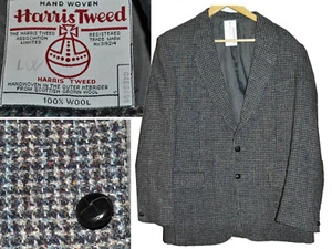 HARRIS TWEED Chaqueta Hombre 52 EU / 42 UK / 42 US Made Australia TW02 T2P - Bild 1 von 9