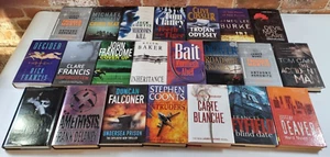 22 Thriller Mystery HARDBACK Bundle James Bond 007 Jeffery Deaver Dick Francis - Picture 1 of 7