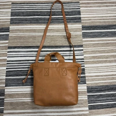 Madewell The Piazza Crossbody Bag Cow Leather Cognac Timber Beam NH025 - Image 1 of 4