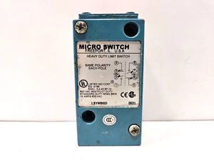 HONEYWELL MICRO SWITCH LSYMB6D HEAVY DUTY LIMIT SWITCH 10A 600VAC - Picture 1 of 7