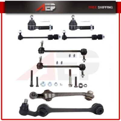 Brazo de control delantero trasero extremos de varilla de amarre para Chrysler Concorde 1993-1997 8 piezas Foto 1 de 4