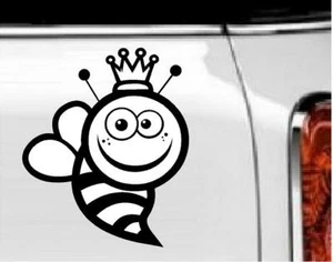 Queen Bee Vinyl Decal Home Décor 5" x 6"  - Picture 1 of 1