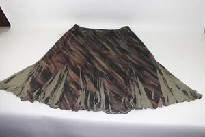 Coldwater Creek Rock zum Anziehen Stretch Taille Flare Style Größe M (10-12) - Bild 1 von 9