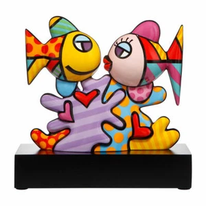 Figurka Goebel Romero Britto - Ocean Love, Pop Art Dekoracyjna figurka Ryby Porcelana 31cm - Zdjęcie 1 z 1