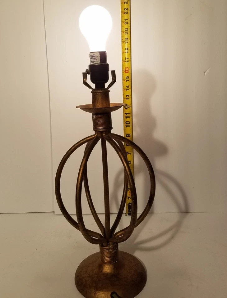 Table Lamp Cooper  Metal Wrought Iron Brown - Image 1 of 3