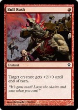 BULL RUSH FOIL X4 4 4X Worldwake MTG Magic the Gathering Cards DJMagic