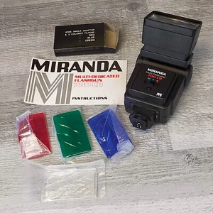 Miranda 700 CD Multi-Dedicated Flash Unit Flashgun + RGB & Wide Angle Filters - Picture 1 of 5