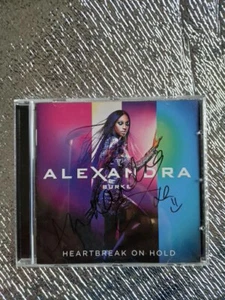 ALEXANDRA BURKE CD HEARTBREAK ON HOLD SIGNED - Picture 1 of 1