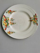 Grindley England China, Vintage Art Deco/Flowers Side Plate,Unusual,Pretty.