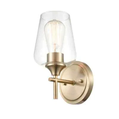 Millennium Lighting 1-Light 5 in. Modern Gold Wall Sconce