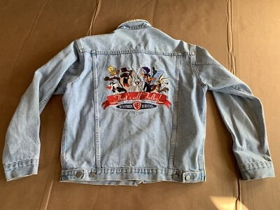 Chaqueta vaquera vintage años 90 Looney Tunes Jean Warner Bros 100 % algodón talla S (A1) Foto 1 de 4