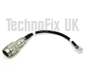 Adaptador - Micrófonos de escritorio Icom SM-20 SM-30 SM-50 a radio Yaesu 6p6c RJ11 - Imagen 1 de 2