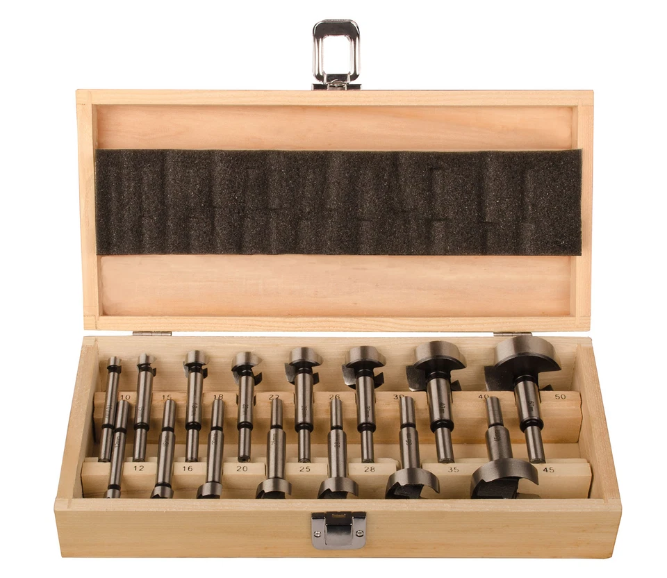Projahn Forstnerbohrer Kassette 15-tlg. ECO 10-50 mm Schreiner Holz Set Satz - Bild 1 von 1