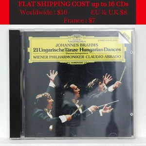 CLAUDIO ABBADO ⸺ BRAHMS 21 Hungarian dances ⸺ DGG CD full silver NM - Picture 1 of 2