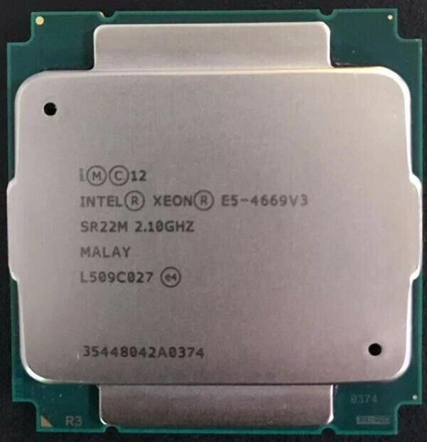 Intel Xeon E5-4669 V3 2.10GHz 18-Core 9.60GT/s 45MB SR22M LGA2011 CPU Processor - Image 1 of 1