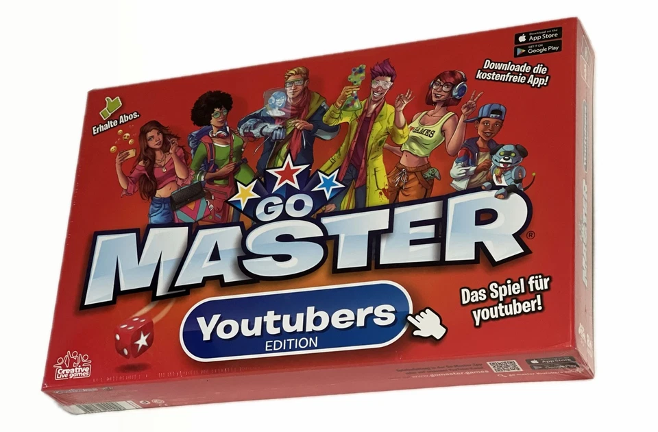 Go Master Brettspiel Youtuber Gesellschaftsspiel Board Jugend Kartenspiel 8J OVP - Bild 1 von 4