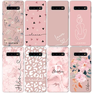 Personalised Phone Case Name Initials Silicone Cover For Samsung S21 S22 S23 S24 - Picture 1 of 17