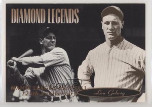 1994 Upper Deck All-Time Heroes Diamond Legends 125th Anniversary Lou Gehrig HOF