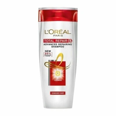 Champú avanzado L'Oreal Paris Total Repair 5 para cabello dañado 175 ml (paquete de 3) Foto 1 de 3