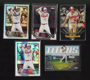LOTE DE RADIOCONTROL MIKE TRUUT 2023 TOPPS CROMO #27 PRISMA SEPIA REFRACTOR TECNICOLOR X5 - Imagen 1 de 2
