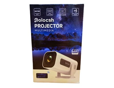 Polocsh Mini Beamer Multimedia Projector 1080P Wifi6 Bluetooth Compatible - Image 1 of 2